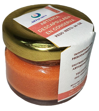 Artemia Descapsulada en Conserva